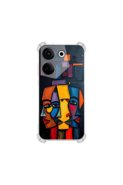 PrintiFy حافظة حماية للزوايا متوافقة مع هاتف infinix Hot 40i بتصميم Metamorph...