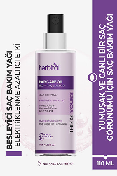 Herbital Parlaklık ve İpeksi Yumuşaklık Veren, Elektriklenme Karşıtı, Durulan...