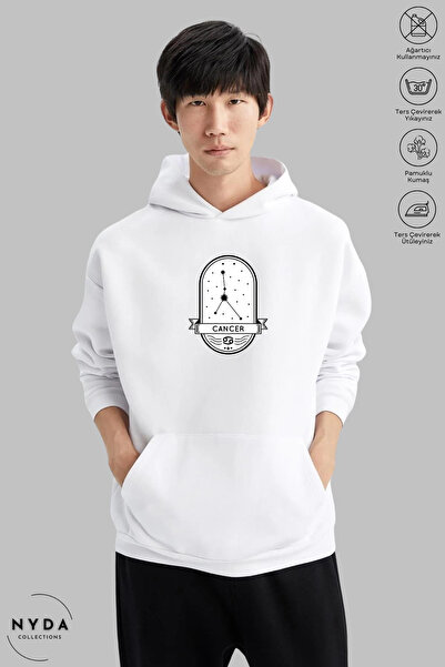 Nyda Collections هودي للجنسين مطبوع عليه سرطان البحر، سترة رياضية كبيرة الحجم...