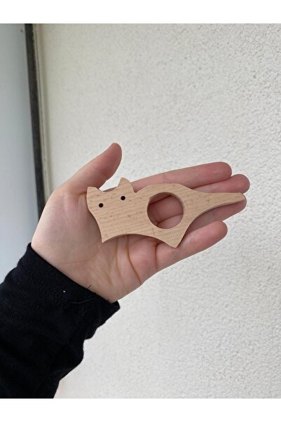 Anı_Atölye Handmade Wooden Book Page Holder I Reading Assistant-Natural Hornb...