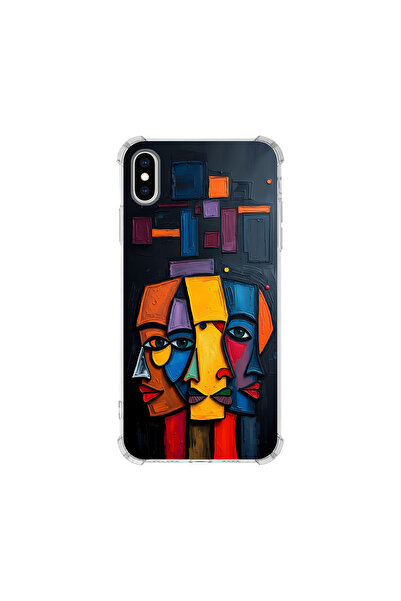 PrintiFy Corner Protection Case Compatible with iPhone XS Metamorphosis Trini...