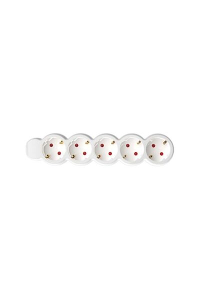 Somogyi Power Strip 5 Outlets, 3m, White