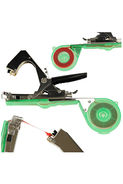 zola Vine and fruit tree tying machine, plastic and metal, 31.5x23x3 cm, green