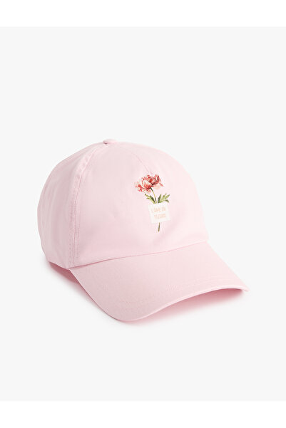 Koton Σετ Βαμβάκι καπέλων λουλουδιών με τύπωμα Kep