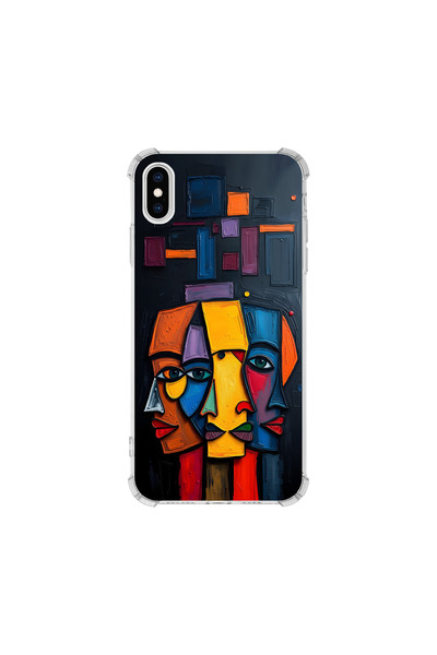 PrintiFy Corner Protection Case Compatible with iPhone X Metamorphosis Trinit...