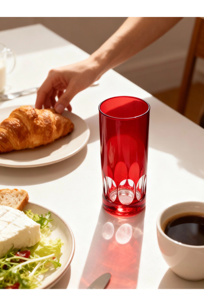 Margerie Crystal Goods كوب مارجير نورا للمياه بسعة 485 سي سي مقطوع يدويًا |  ...