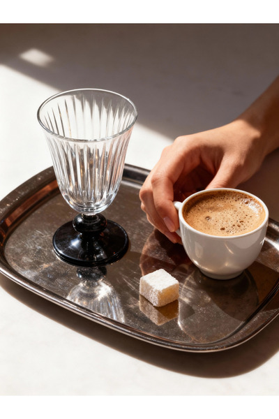 Margerie Crystal Goods Margerie Stella Hybrid Hand-Cut Goblet 200Cc |   Coffe...