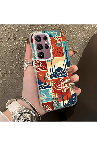 Hontinga حافظة هاتف سامسونج جالاكسي S22 الترا متوافقة مع الحواف السيليكونية ا...