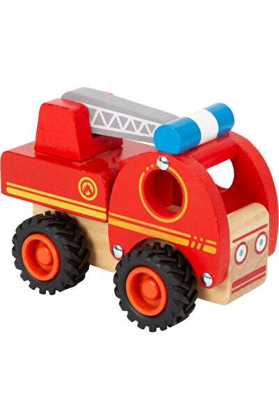Small Foot Wooden toy, Fire truck, Small Foot, Red, 18 months+