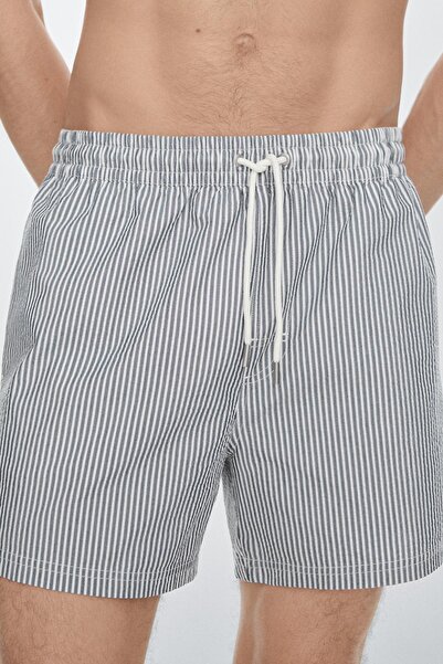 Massimo Dutti Çizgi detaylı mayo