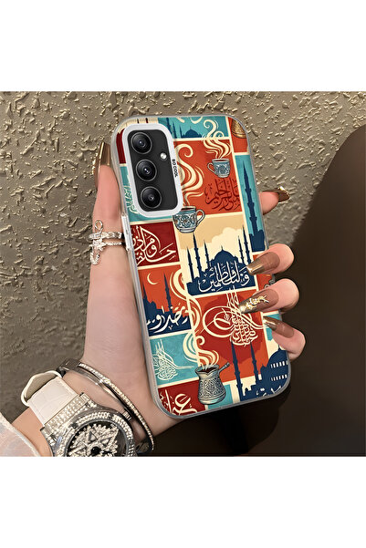 Hontinga حافظة هاتف سامسونج جالاكسي A34 5G متوافقة مع الحواف السيليكونية الصل...