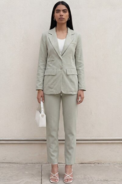 Hiccup MY FASHION Σετ δύο τεμαχίων με σακάκι με κουμπιά και γιακά