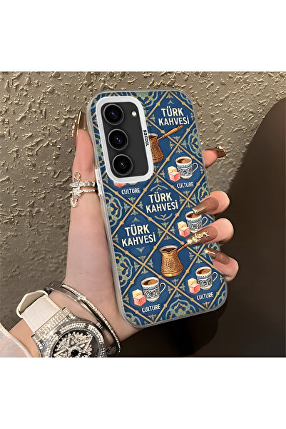 Hontinga حافظة هاتف سامسونج جالاكسي S23 متوافقة مع الحواف السيليكونية والخلفي...