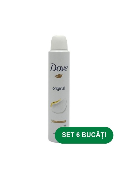Dove SET 6 PIECES - ANTIPERSPIRANT DEO 200ML ORIGINAL WOMAN
