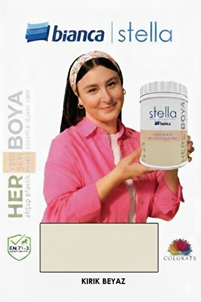 Bianca Stella Mutfak Tezgahı, Fayans ve Banyo Boyası - Ahşap. Mermer, PVC Boyası