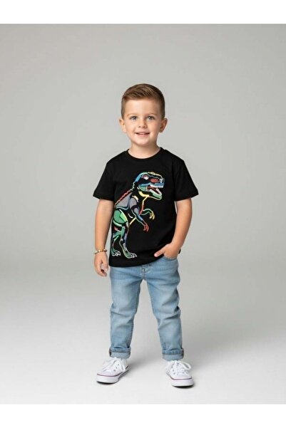 Zekids Μπλουζάκι για αγόρια από βαμβάκι με στάμπα δεινοσαύρων