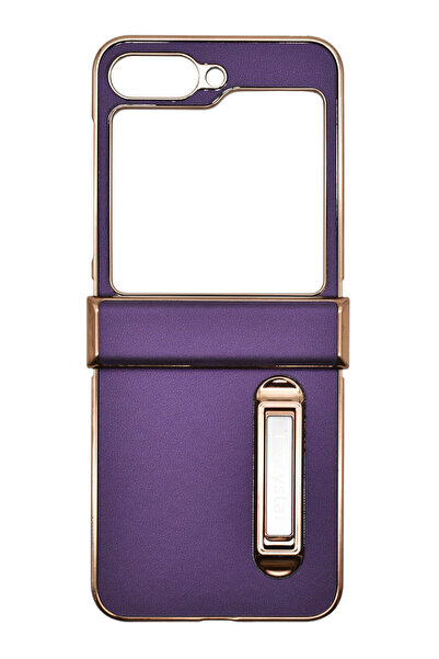 VERTEK Husa De Protectie Compatibila Cu Samsung Galaxy Z Flip7 din Piele Ecol...