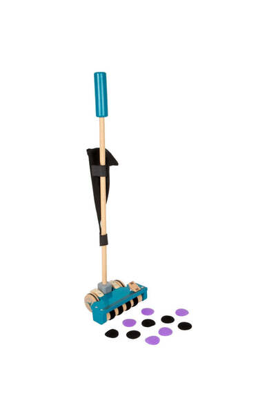 Small Foot Aspirator vertical din lemn pentru copii, Small Foot, 12 piese, 18...