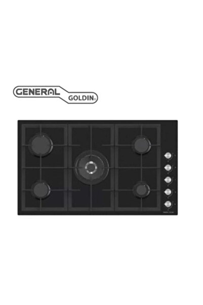General Golden Gas Surface 90 cm 5 Burners Black Ceramic Sabaf Eyes