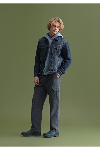 Colin's Regular Fit Buttoned Unlined Men's Green Jacket