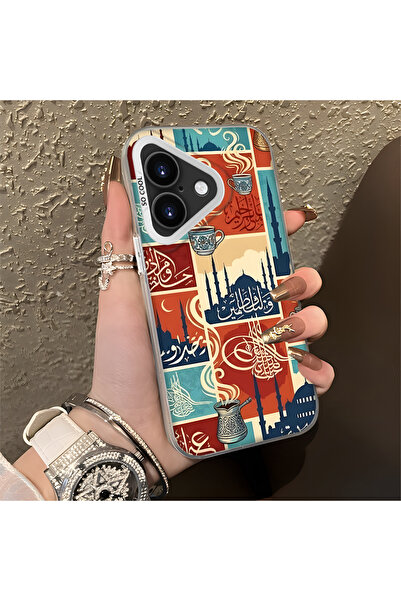 Hontinga حافظة هاتف من السيليكون متوافقة مع iPhone 16، ذات حافة صلبة ومضادة ل...