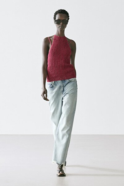 Massimo Dutti Kroşe örgü büstiyer