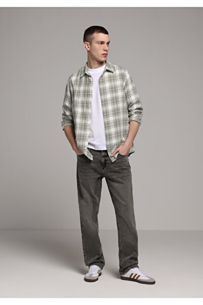 Colin's Regular Fit Men's Green Cast Denim Jeans