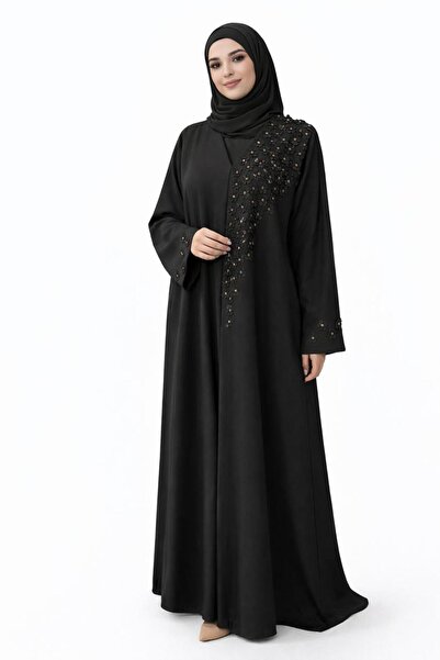 Ophelia Elegant Floral Embroidered Modest Maxi Dress Luxury Islamic Occasion ...