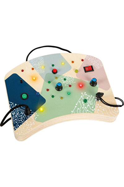 Small Foot Tablă cu activități pentru copii, Leduri și întrerupătoare, Small ...