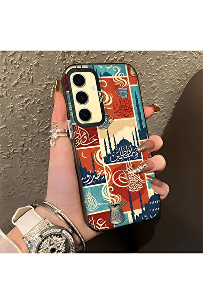 Hontinga حافظة هاتف سامسونج جالاكسي S24 Fe متوافقة مع الحواف السيليكونية الصل...