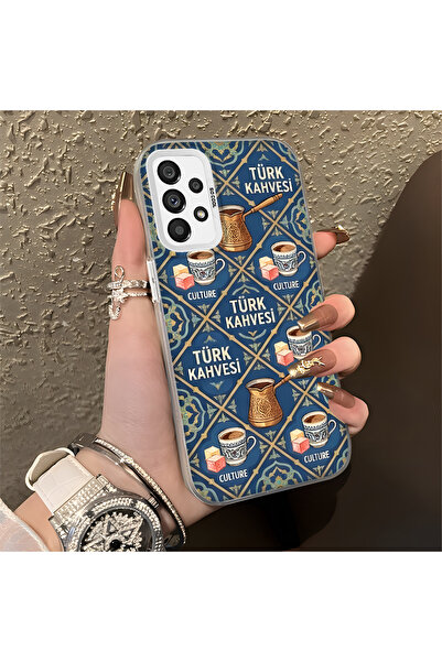 Hontinga حافظة هاتف سامسونج جالاكسي A73 متوافقة مع الحواف السيليكونية الصلبة ...