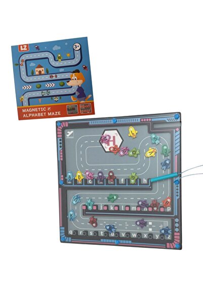 ADIRI SHOP Магнитна образователна игра – Азбучен лабиринт, 3+ години