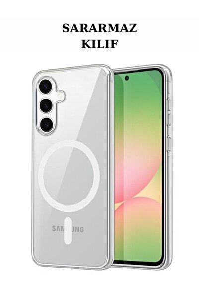 Massemr حافظة سامسونج جالاكسي A55 5G المتوافقة مع OBMOC، شفافة وصلبة، متوافقة...