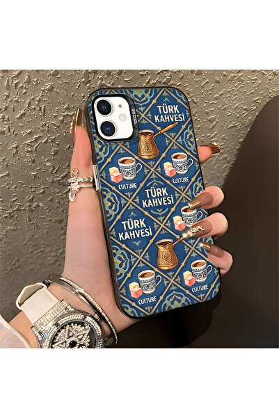 Hontinga iPhone 12 Compatible Silicone Edge Hard Back Anti-Fall Phone Case wi...