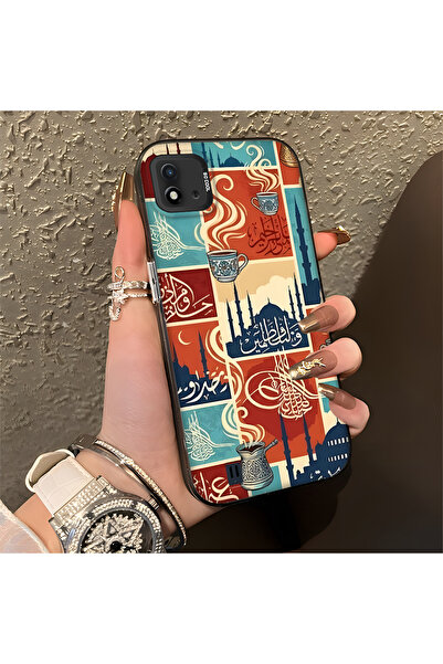 Hontinga حافظة هاتف Realme C11 2021 متوافقة مع الحواف السيليكونية الصلبة والم...