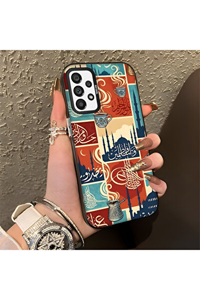 Hontinga حافظة هاتف سامسونج جالاكسي A73 متوافقة مع الحواف السيليكونية الصلبة ...