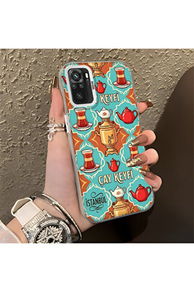 Hontinga Redmi Note 10 Compatible Silicone Edge Hard Back Anti-Fall Phone Cas...