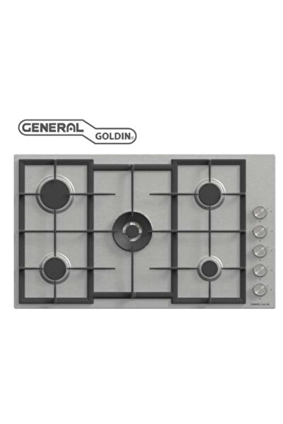 General Golden Gas Surface 90 cm 5 Burners Black Ceramic Italian Eyes