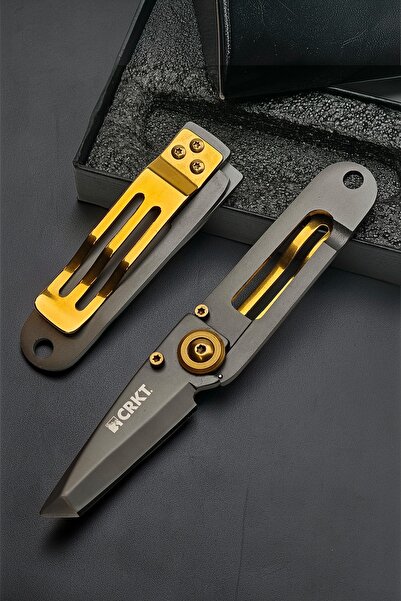 KeskinAdam41 Polat Gold Çakı Mini Paslanmaz Çelik Hediyelik Cep Çakısı