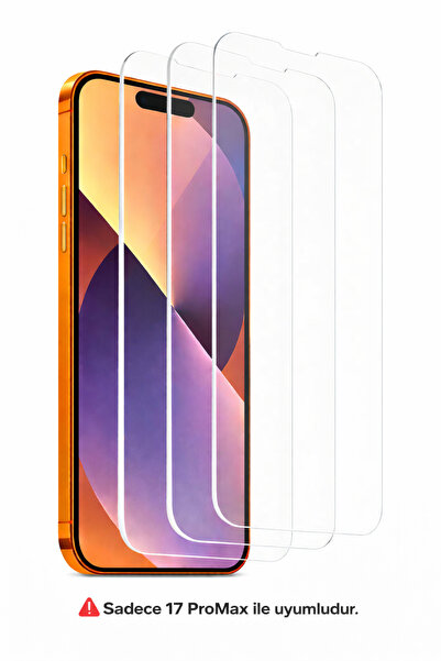 zeniflare 3 قطع واقي شاشة من الزجاج المقوى متوافق مع هاتف iPhone 17 Pro Max H...