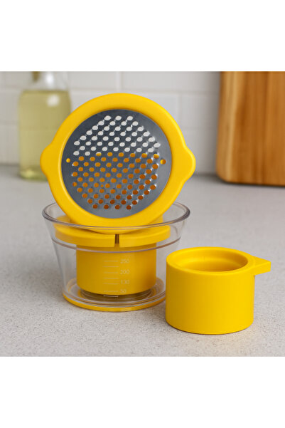 Generic Manual Grater with Transparent Measuring Cup