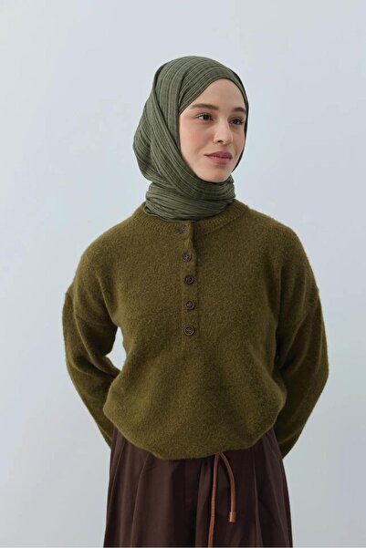 EM&FA TEKSTİL Plain Cotton Luxury Shawl