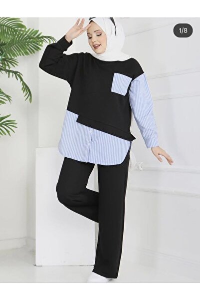 SHİROSA Garni Detailed Double Bottom and Top Set