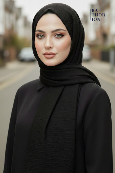 rathorion Bambu Kraş Siyah Şal