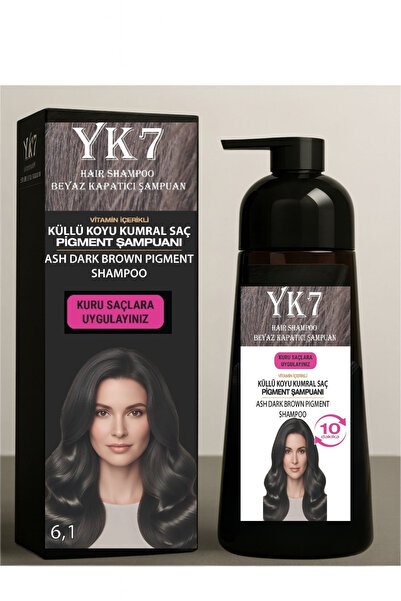 yk7 kozmetik yk7 Beyaz Kapatıcı Hızlı Boya 300 ml. Şampuan 13 Renk Seçeneği