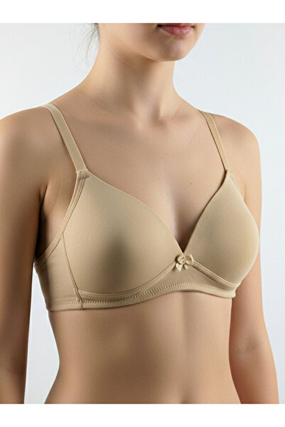 Sabase Teenage Girls' Bra - Non-Wired Cotton Soft Textured Wire-Free Bra