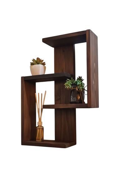 AHŞAP CRAFT Ahşap Duvar Rafı