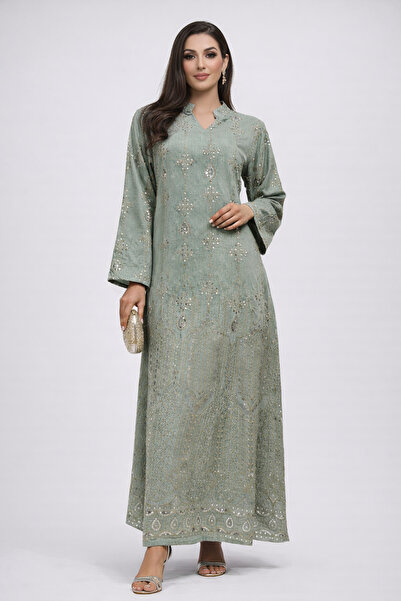 ELLA Eid jalabiya embroidered with royal elegance