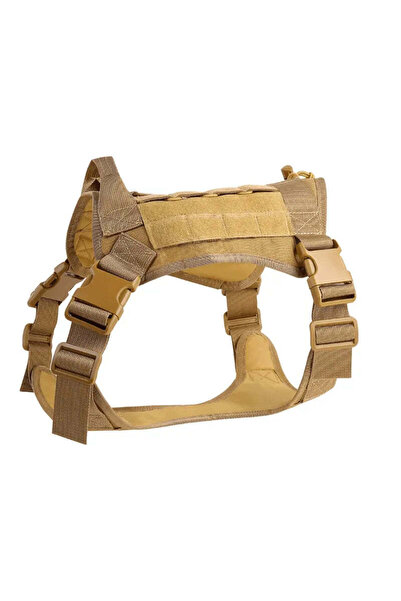 Petora Adjustable military harness for dogs, brown, HC1036 - M