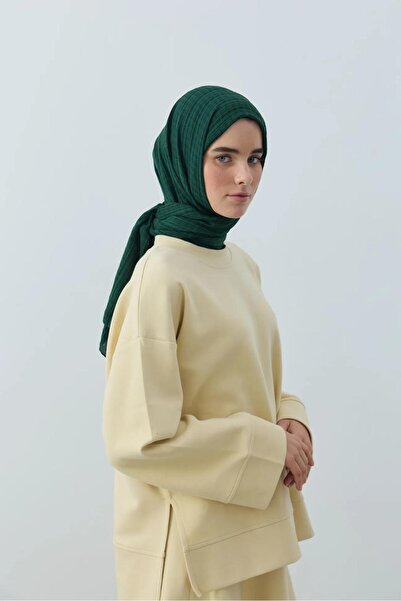 EM&FA TEKSTİL Plain Cotton Luxury Shawl